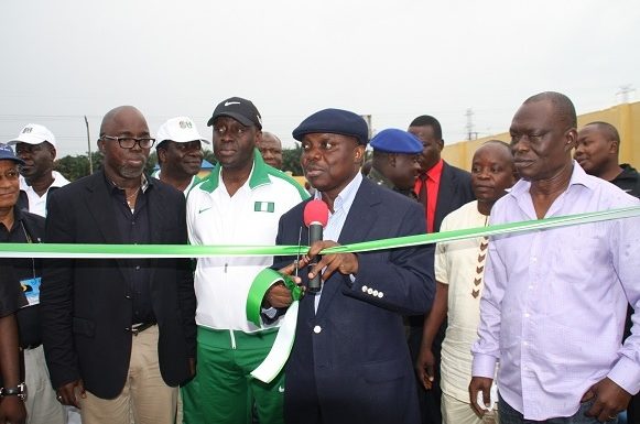 SPORTS: Delta Commissions Olympic Swimming Complex