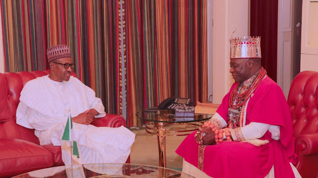 UGBORODO TO BUHARI: YOU HAVE BEEN DECEIVED BY OLU OF WARRI VISIT TO PRESIDENTIAL VILLA