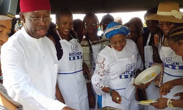 CHILDREN’S DAY: Gov Okowa And Wife Cook For Delta Children  **Urges Parents To Pay More Attention To Children