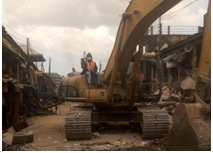 <strong>Onitsha Chemical Explosion: Markets Shut As Govt Sends Caterpillars To Evacuate Debris</strong>