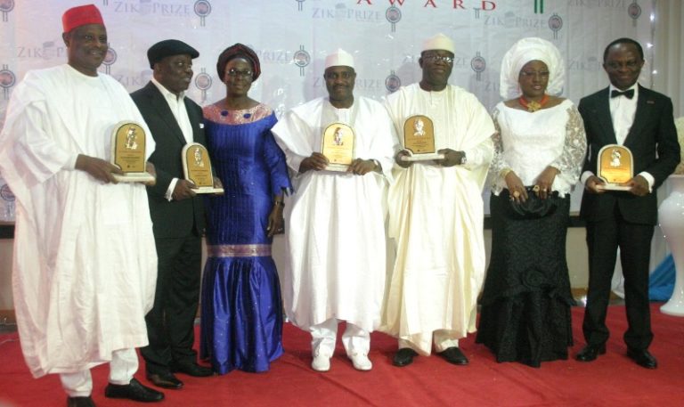 Zik Prize: Tambuwal, Uduaghan, Kwankwaso, Fayemi, Others Bag Good Governance Award