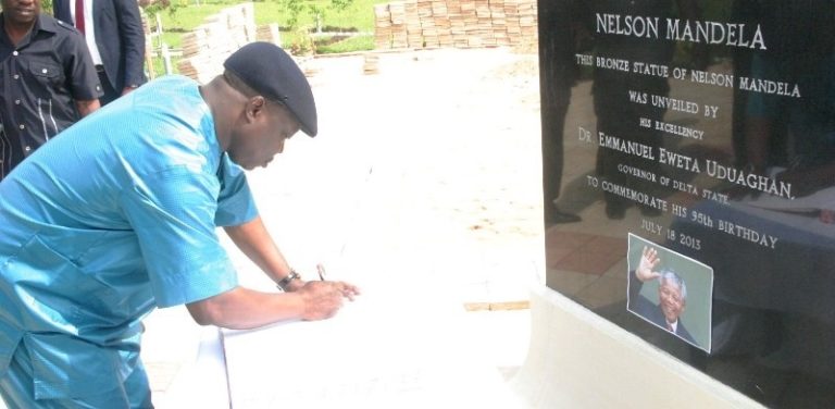 UDUAGHAN MOURNS MANDELA, PREACHES PEACE, TOLERANCE