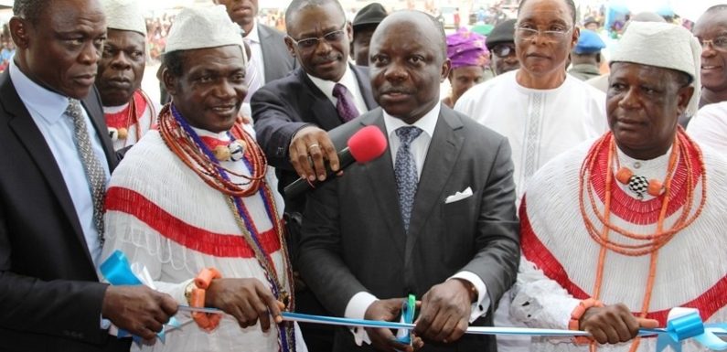 Uduaghan takes cleanliness campaign to schools * Inaugurates Ultra Modern Sch Buildings in Warri