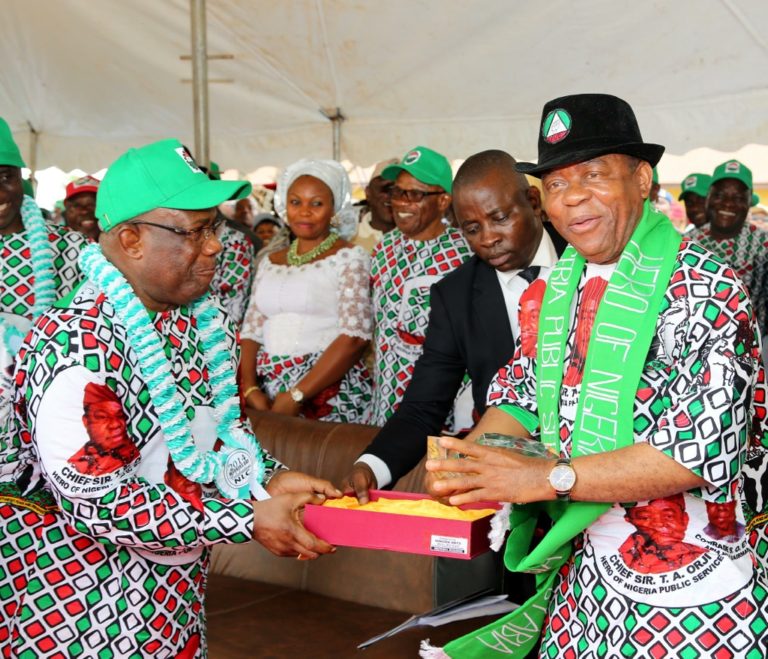 May Day: Gov Orji Reaffirms Prompt Payment Of Wages *Clinches Labour "Hero" Award