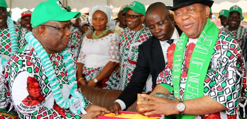 May Day: Gov Orji Reaffirms Prompt Payment Of Wages *Clinches Labour "Hero" Award