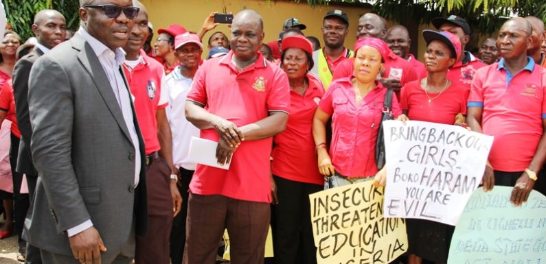 Teachers Dare Boko Haram: Uduaghan Cautions NUT On Closure of Schls Over Chibok Abduction