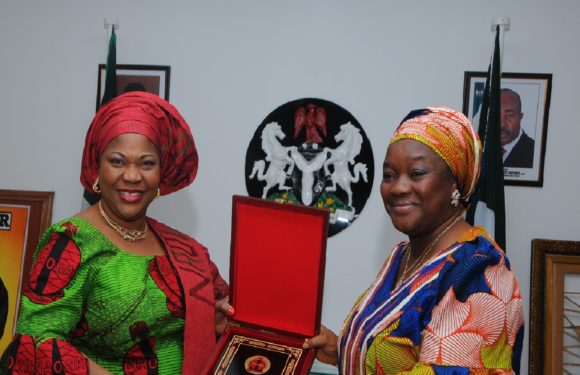 AKPABIO’S WIFE BLAMES NIGERIA’S WOES ON DECLINE OF FAMILY VALUES *Donates N2m to widows of fallen heroes