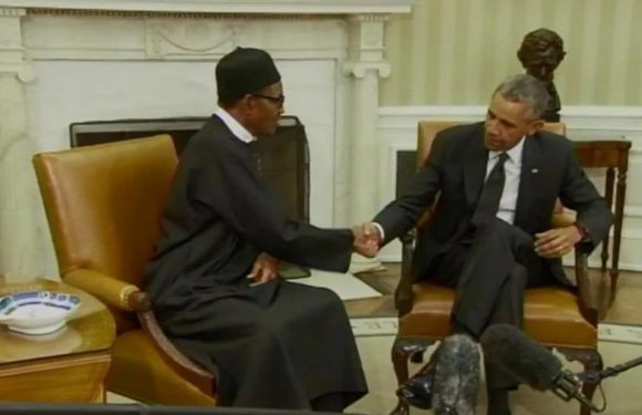 U.S. President Barack Obama meets with Nigerian President Muhammadu Buhari