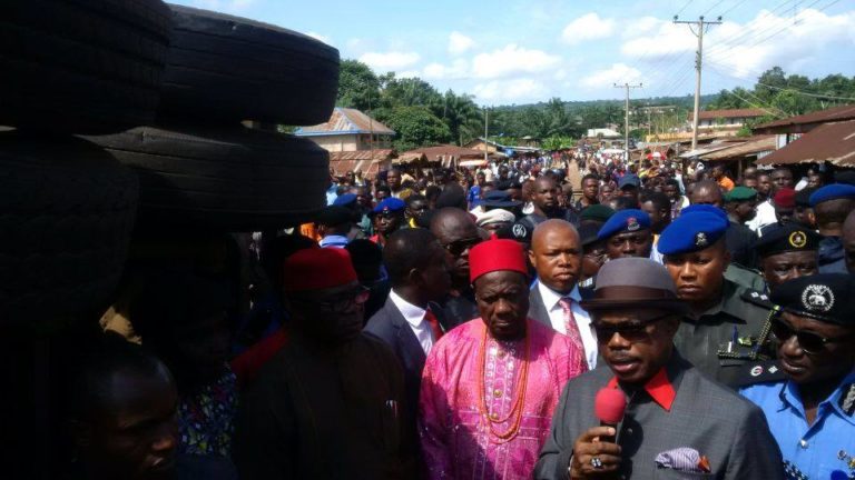 Black Sunday: Truck Crushes 2 Masquerades, 11 Others, Injures 17 In Anambra  *Gov. Obiano Visits Accident Scene