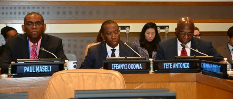 "Job, Wealth Creation Key To Global Peace, Security" -Says Okowa @ United Nations' Forum