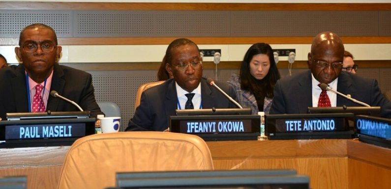 "Job, Wealth Creation Key To Global Peace, Security" -Says Okowa @ United Nations' Forum