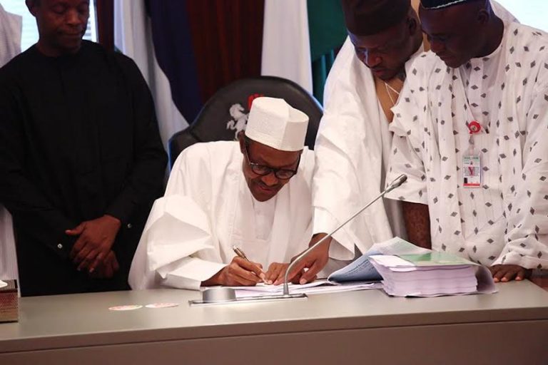 Breaking News: Nigeria's Controversial 2016 Budget Gets Buhari's Assent