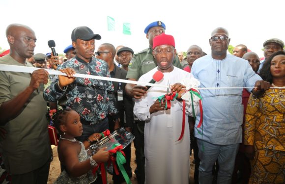 Delta: Okowa Orders Respect For Nigeria's Anthem °°°Commissions More Projects, Urges Maintenance Culture