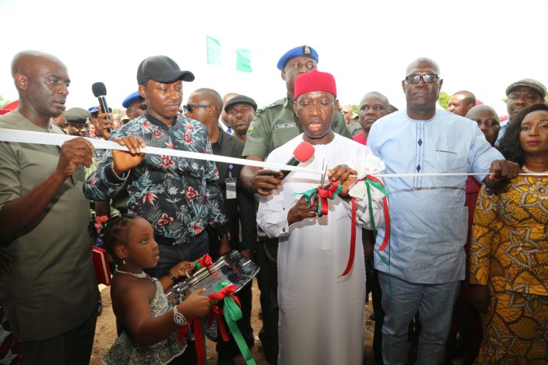 Delta: Okowa Orders Respect For Nigeria's Anthem °°°Commissions More Projects, Urges Maintenance Culture
