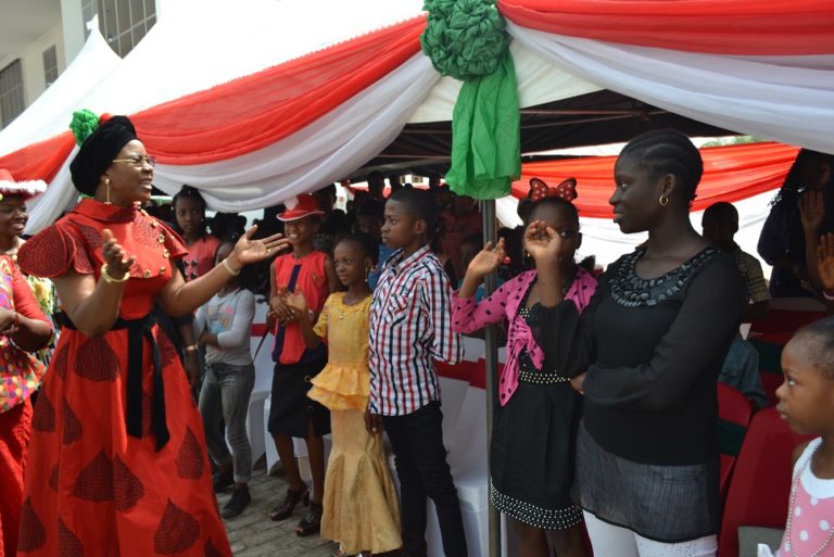 Delta Children Xmas Party: Dame Okowa Teaches Godly Principles