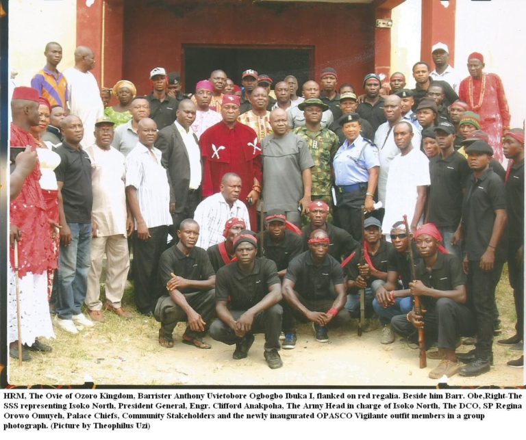 Royal Crime Fighter: Ozoro Monarch Inaugurates Security Outfit ***Warns Against Compromise