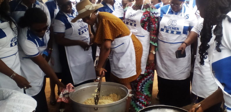 See How Wife Of Delta Governor, Dame Edith Okowa Turned "Chef" On Children's Day