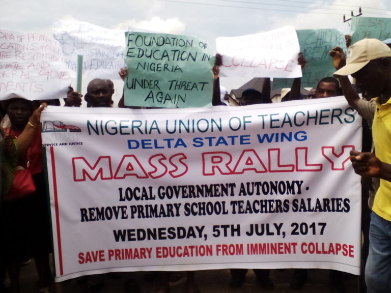 LG AUTONOMY: DELTA ASSEMBLY PLEDGES SUPPORT FOR TEACHERS *AS ACTING GOV ABSOLVES STATE FROM RESPONSIBILITY