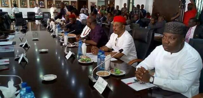 BREAKING NEWS: SOUTH-EAST GOVS OF NIGERIA OUTLAWS IPOB