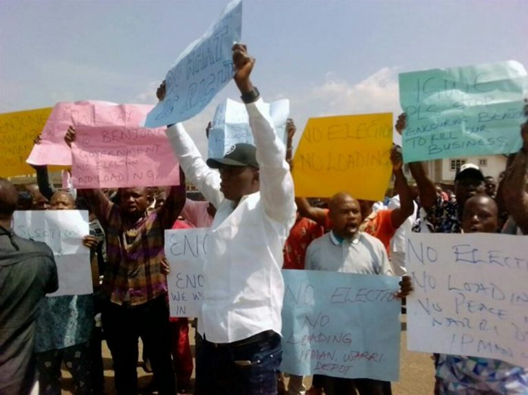 Delta Govt Denies Alleged Role In IPMAN Election Stalemate  *As IPMAN Protests, Threatens To Shut Down Fuel Depots In Delta