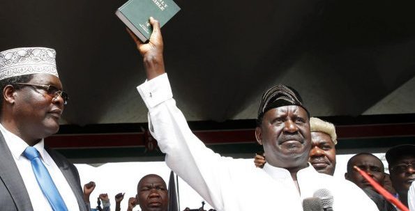 Kenya Opposition Leader Odinga Risks Death Penalty ***Declares Self “People’s President”