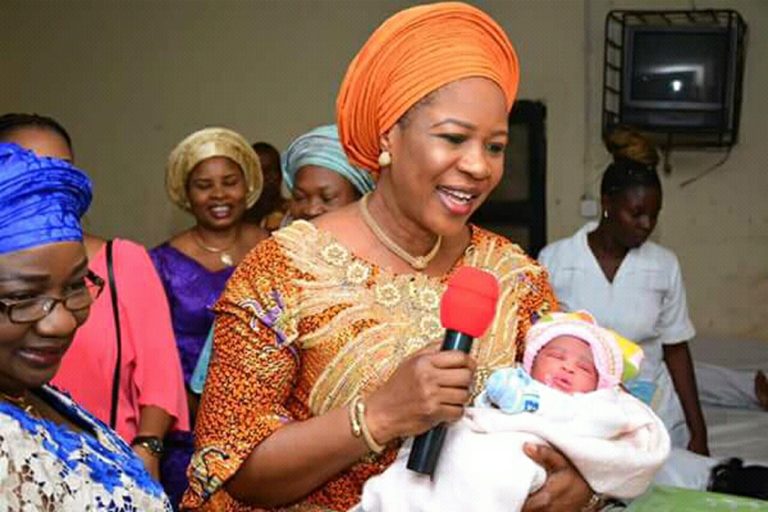 Delta First Lady Dame Okowa Welcomes First Baby Of The Year 2018 In Agbor