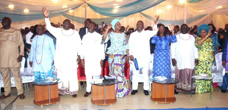 DEMOCRACY DAY: Okowa Assures Of More Projects  … As Deltans Gather In Asaba For Praise And Thanksgiving To God 