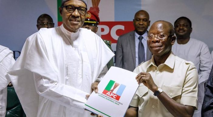 2019 Presidential Poll: Buhari Submits Nomination Form To Seek Re-Election, Despite Opposition Moves