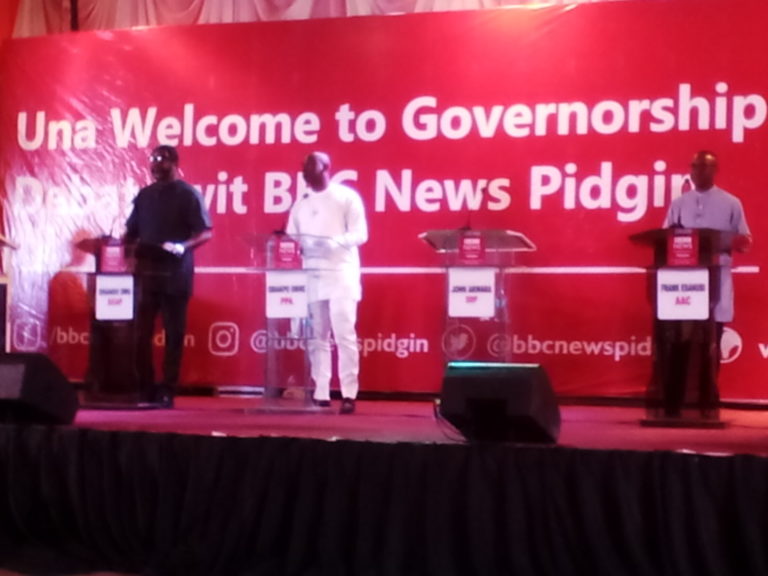 BREAKING NEWS…….  Okowa, Ogboru, Akwara Shun BBC Governorship Debate