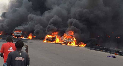 10 Dead, Many Injured Over Petrol Tanker Explosion In Anambra
