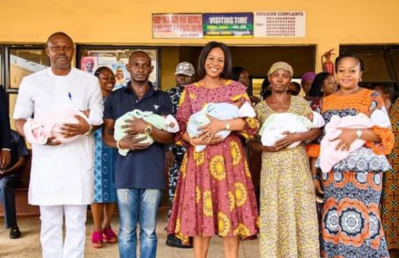 God-Sent: Dame Okowa Pays Hospital, Accommodation Bills For Quintuplets Who Lost Their Mother At Birth