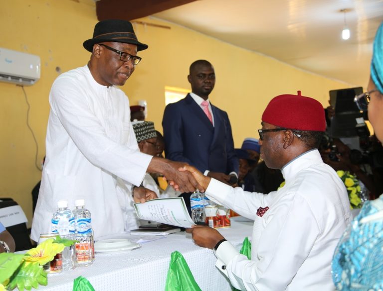 Re-Election: Okowa, Otuaro Receive Certificate Of Return … Urges Deltans To Help Build Stronger Delta