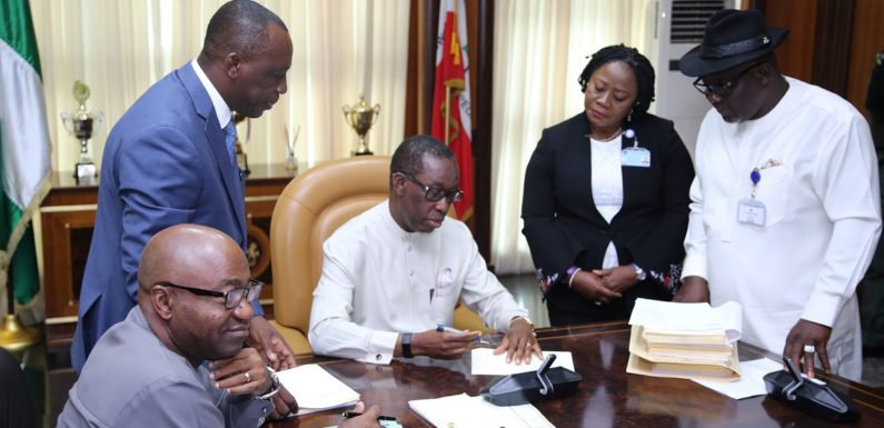 Gov. Okowa Signs 6 Bills Into Law … Creates Warri/Uvwie, Environs Devt Agency …Tackles Water, Sanitation Challenges