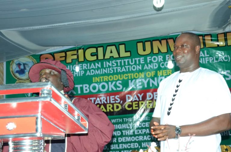 OKOWA, ASKIA, JITE, SAKPRA, AMADHE ATTEND OFFICIAL UNVEILING OF NIGERIA INSTITUTE FOR POLITICAL LEADERSHIP ADMIN CONTROL AND BOOK LAUNCH