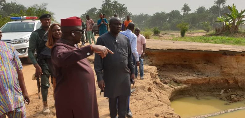 DESOPADEC Boss Bashorun Askia Leads Officials On Project Inspection In Isoko Nation