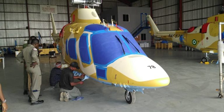 Insurgency: NAF Receives 2nd Batch of Agusta 109 Power helicopters to boost operational capability