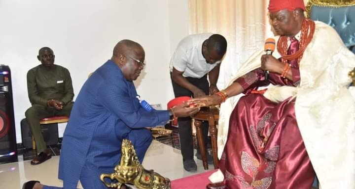 Agbon Monarch Hails Bashorun Askia For Quality Service Delivery In DESOPADEC
