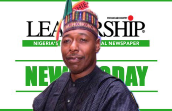 Zulum Wins Leadership Newspapers’ Person Of The Year 2020