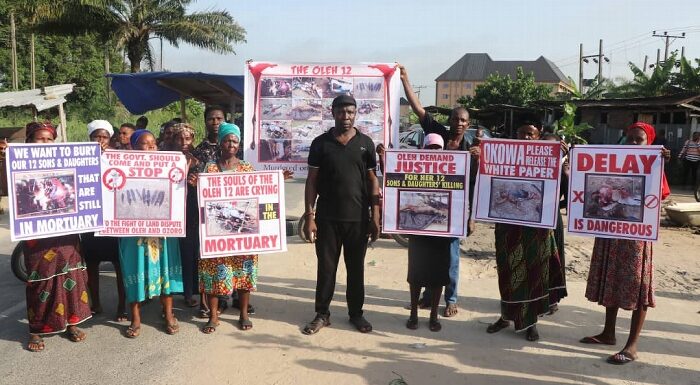 Oleh Community Shutdown, Demand For White Paper From Gov Okowa Over Land Dispute Between Oleh, Ozoro Communities