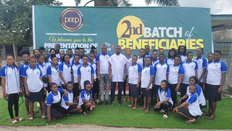 2nd Batch Beneficiaries @ Prosper Edo Empowerment Programme Get Starter Packs&nbsp;