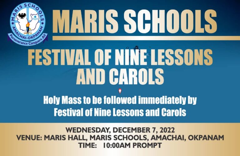 Onyeme, Nwoko, Iduh, Obielum, Others For Maris’ Festival Of Nine Lessons And Carols
