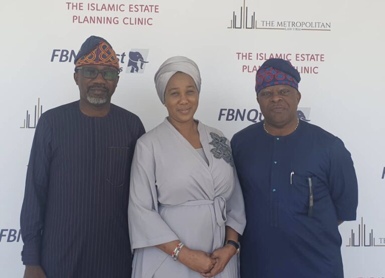 Islamic Banking: FBN Quest, Metropolitan Firm roll out endowment fund for indigent Nigerians
