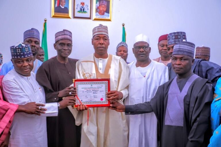 “I have no luxury of time”, says Zulum after picking certificate of return