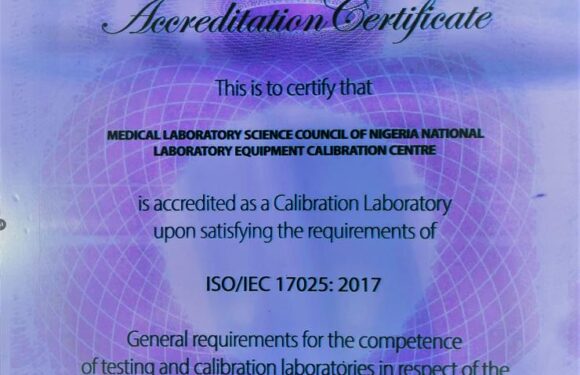 National Laboratory Equipment Calibration Centre in Nigeria attains International Accreditation