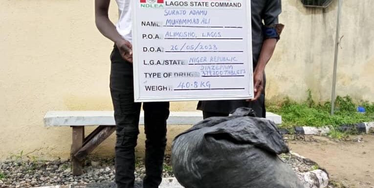 NDLEA intercepts explosives, meth consignment…Arrests Cameroonian in Nigerian military uniform