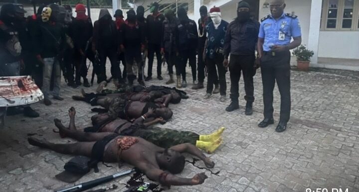 Security Operatives Kill 5 Transborder Kidnappers Operating From Imo, Recover Rocket Launchers, Ak47 Rifles, Charms