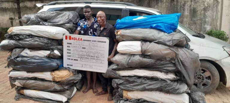 NDLEA seizes 8,852 kgs illicit drugs consignment after half hour gun duel in Lagos
