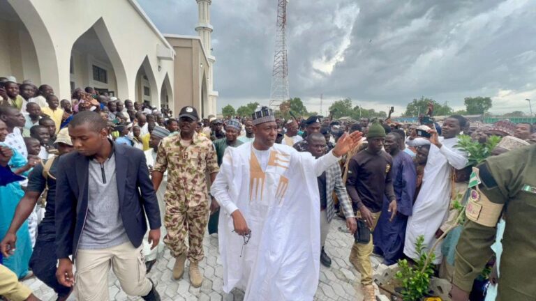 Zulum visits Ngala, opens central mosque; inspects 7 projects, approves houses for teachers