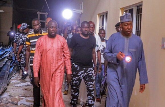 Midnight Visit: Governor Zulum angry as he finds Gwoza hospital in darkness