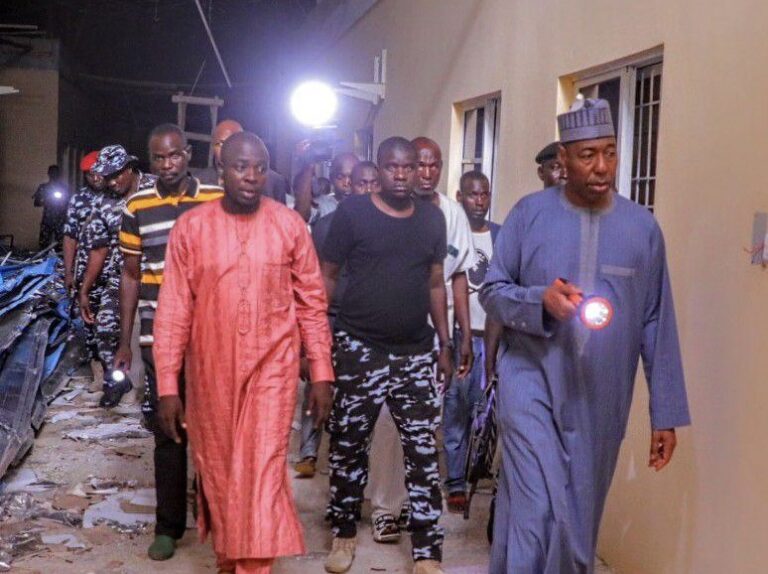 Midnight Visit: Governor Zulum angry as he finds Gwoza hospital in darkness